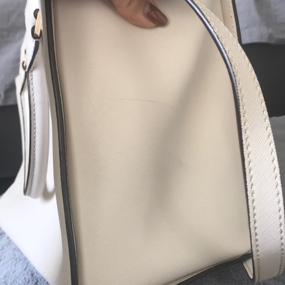 Cream/off-white Michael Kors purse - Picture 3 of 4